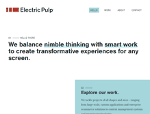 Tablet Screenshot of electricpulp.com